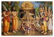 srirangam temple rare picture thayar sanathi